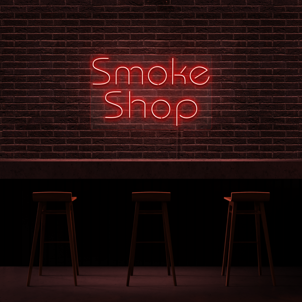 Smoke Shop - Neon Sign