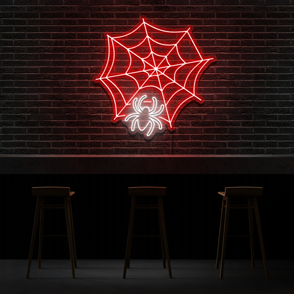 Halloween Spider - Neon Sign