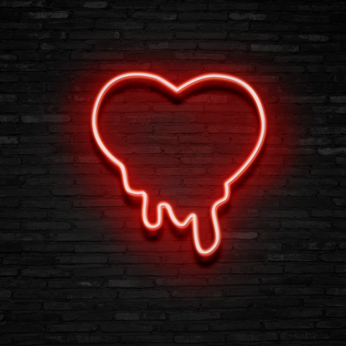 Melting Heart - Neon Sign