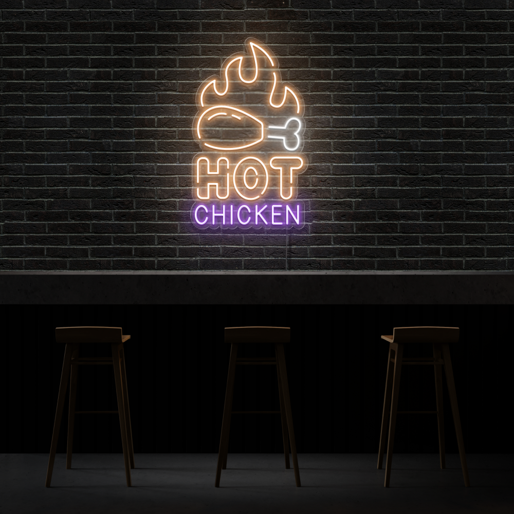 Hot Chicken - Neon Sign
