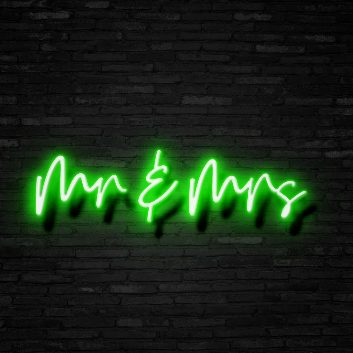 Mr. &amp; Mrs. - Neon Sign