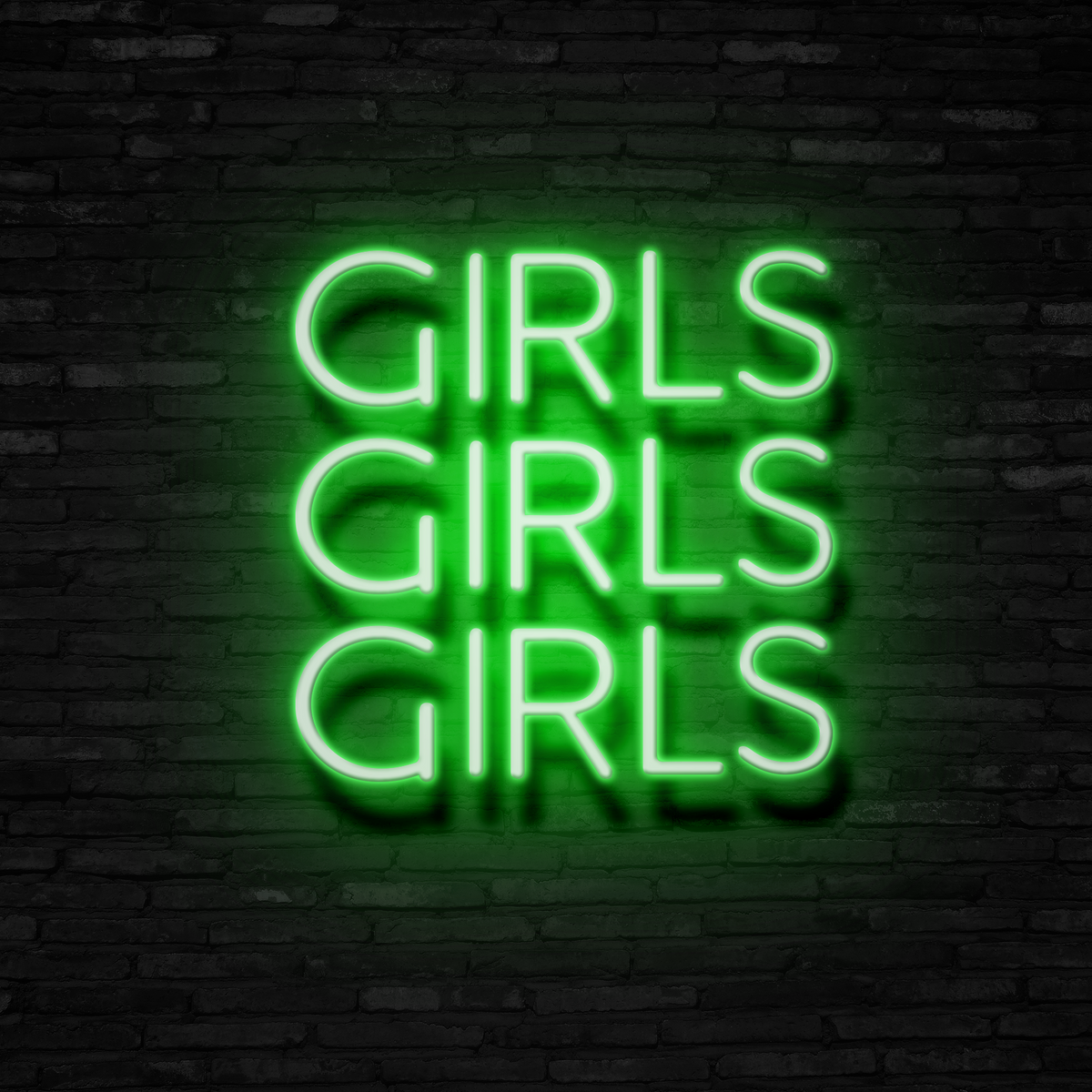 GIRLS GIRLS GIRLS - Neon Sign
