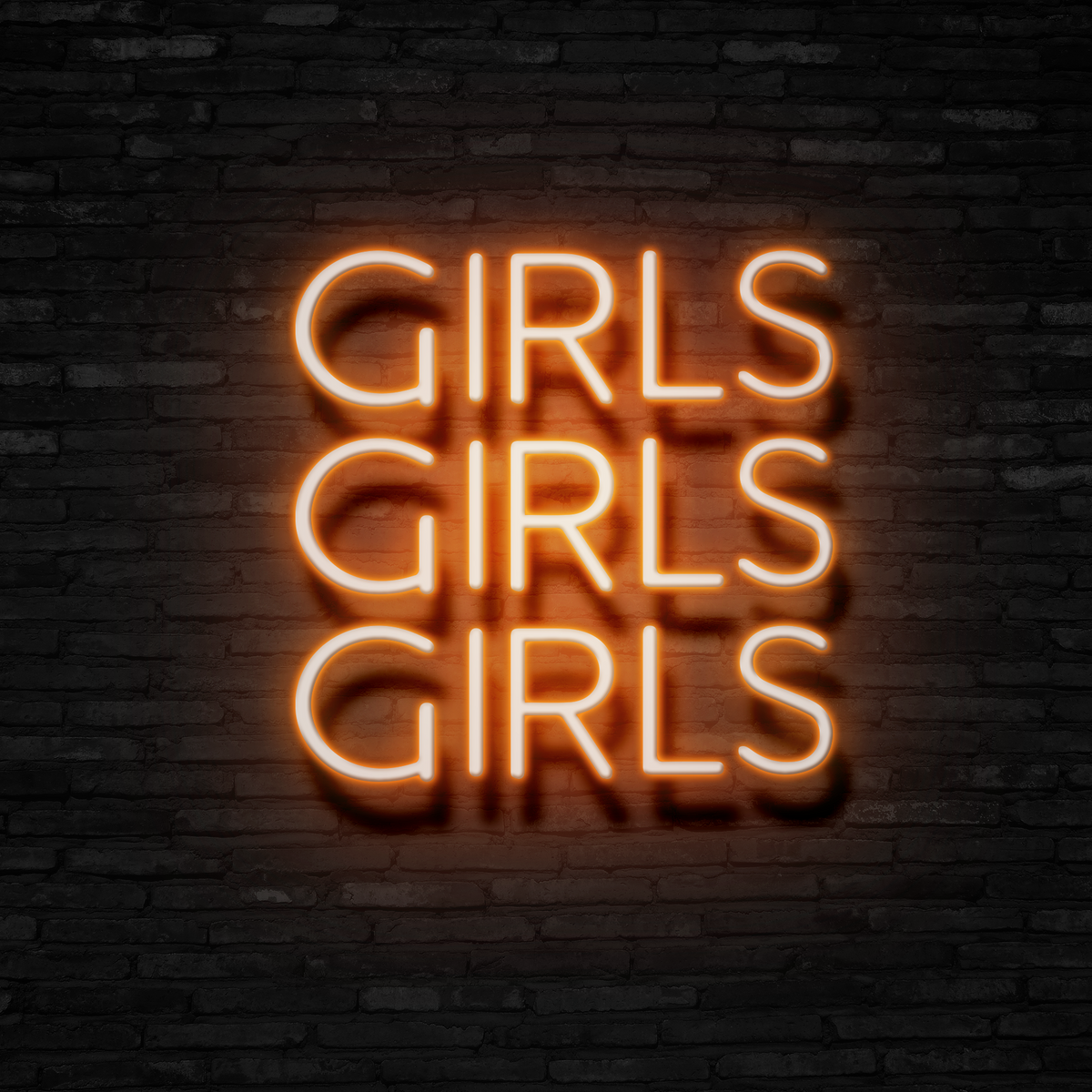 GIRLS GIRLS GIRLS - Neon Sign