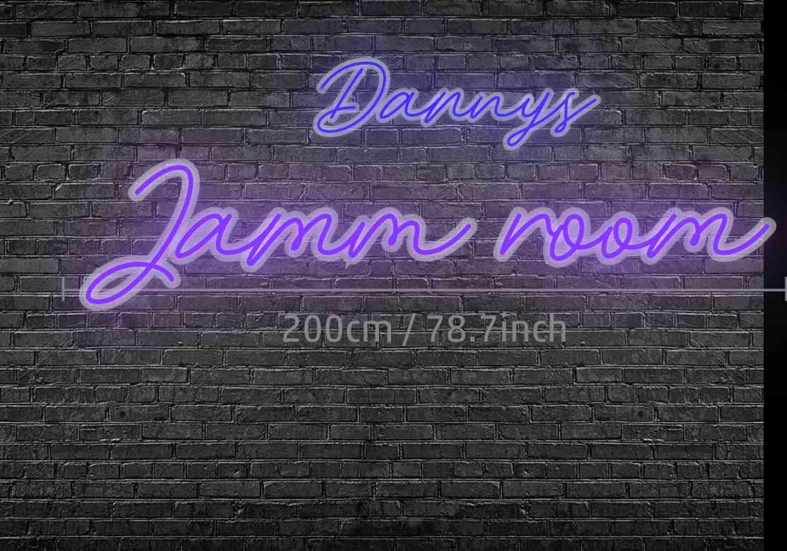 Custom Order: Dannys  Jamm room