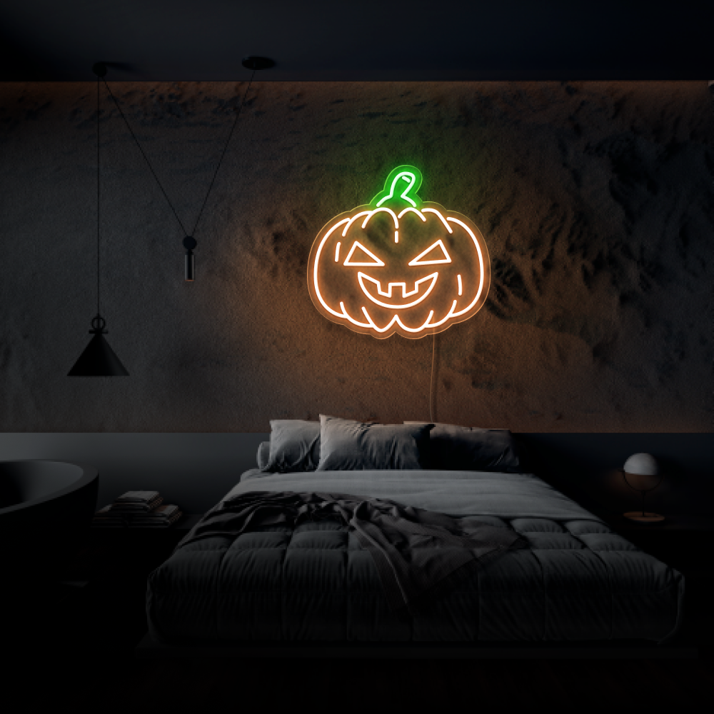 Halloween Pumpkin - Neon Sign