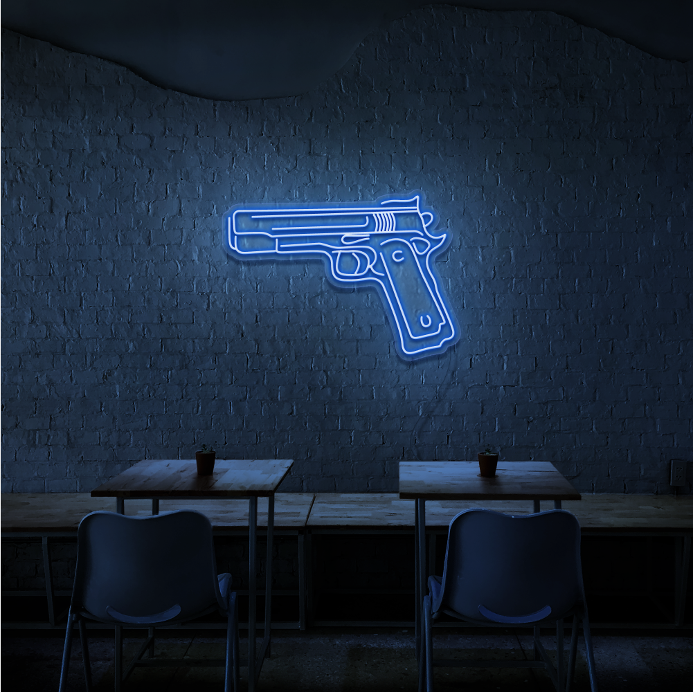 Pistol - Neon Sign