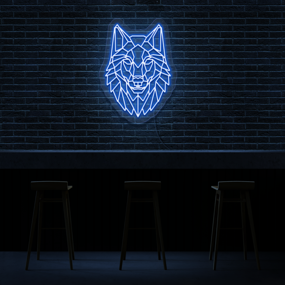 Wolf King - Sign - Neon