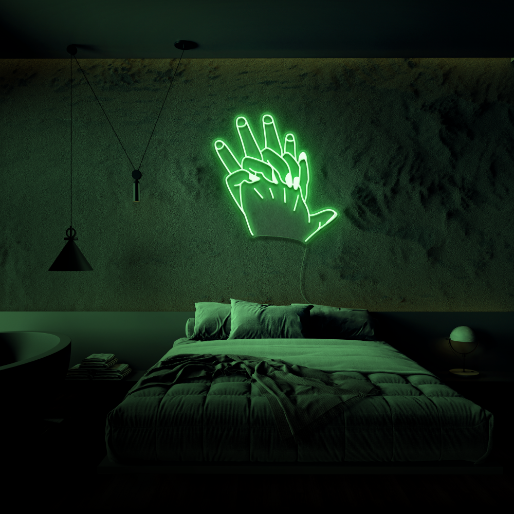 Hand In Hand - Neon Sign