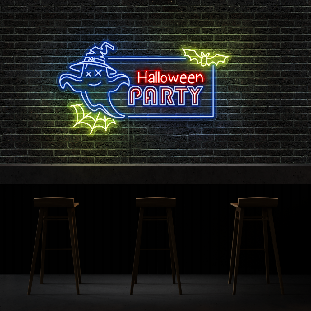 Halloween Party - Neon Sign