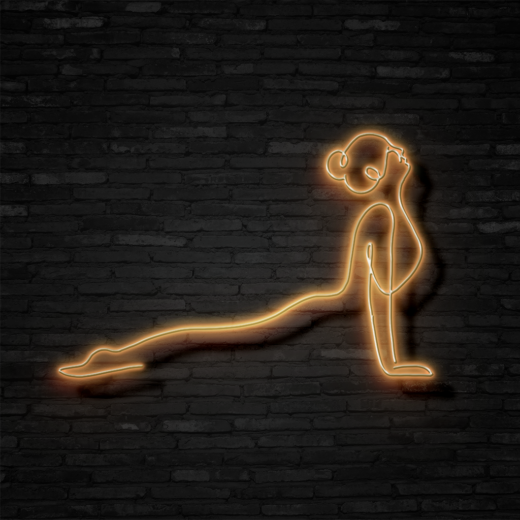 Yoga Pose - Neon Sign