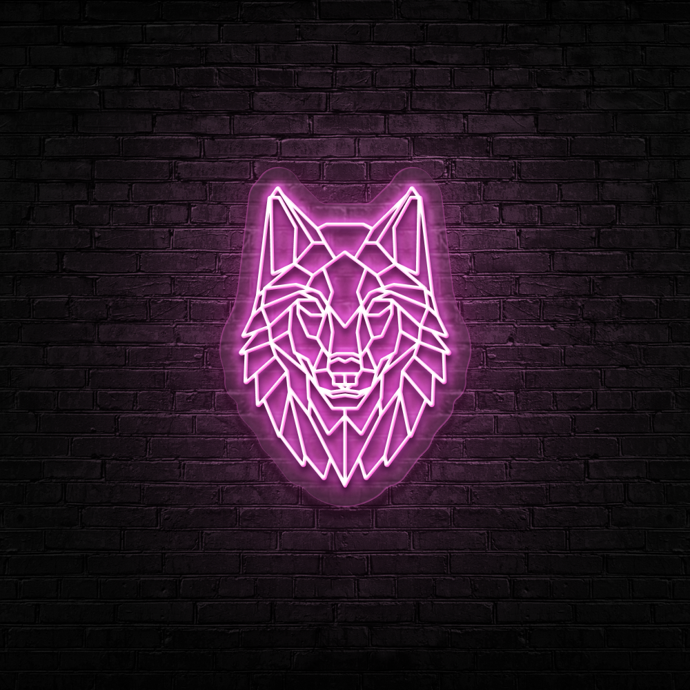 Wolf King - Sign - Neon