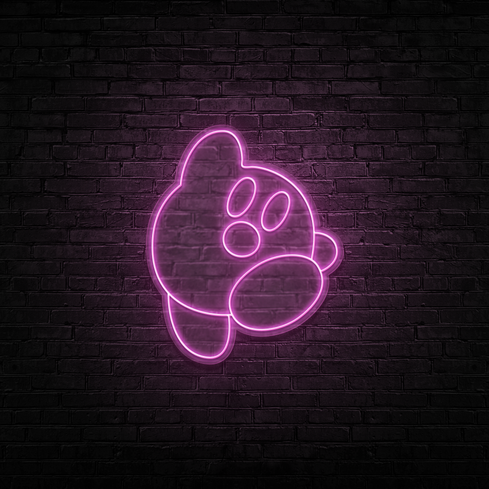 Kirby - Neon Sign