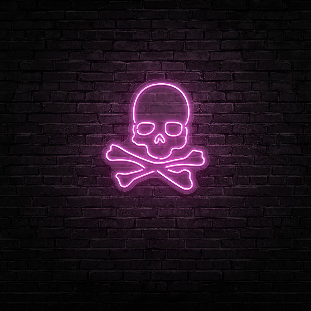 Skull - Neon Sign