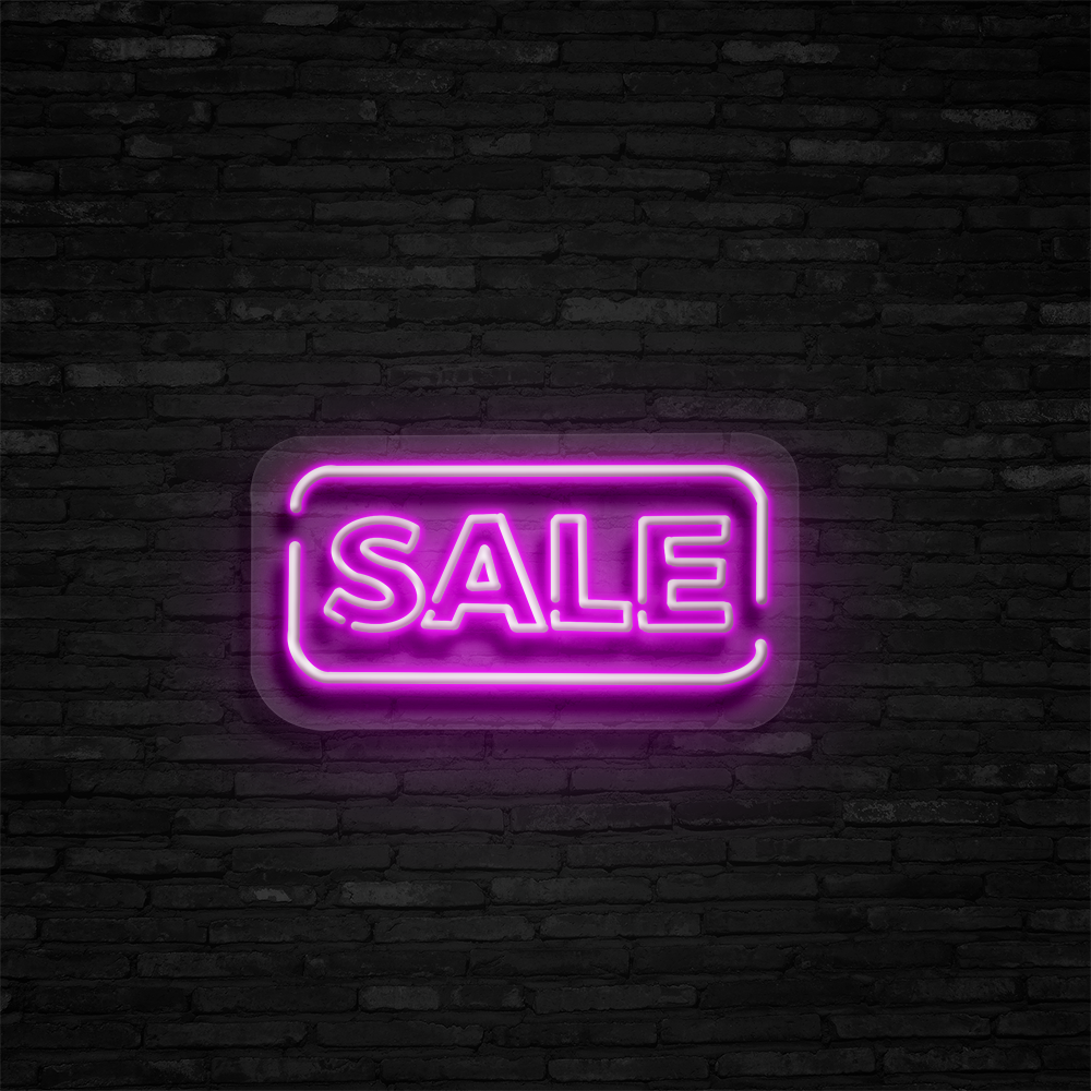 Pink Sale Sign