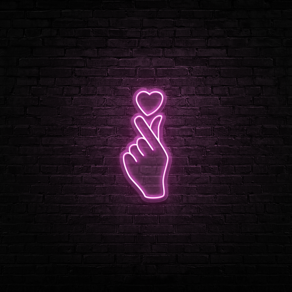 Love At Your Fingertips - Neon Sign