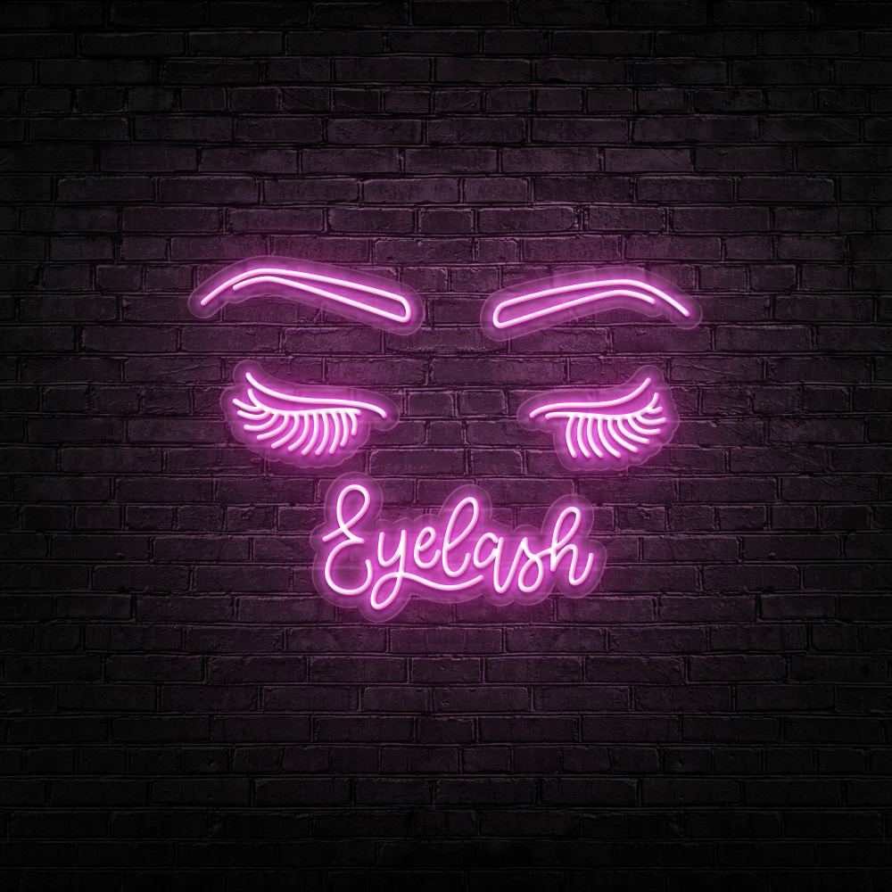 Eyelash neon deals light