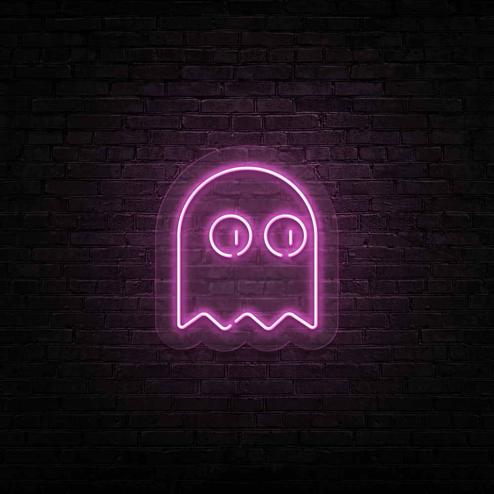 Ghost Man - Neon Sign