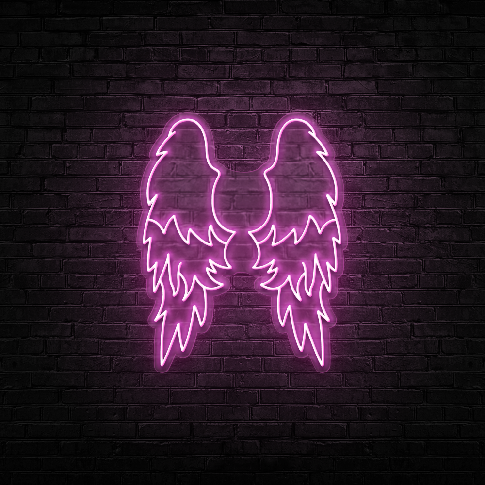 Wings - Neon Sign