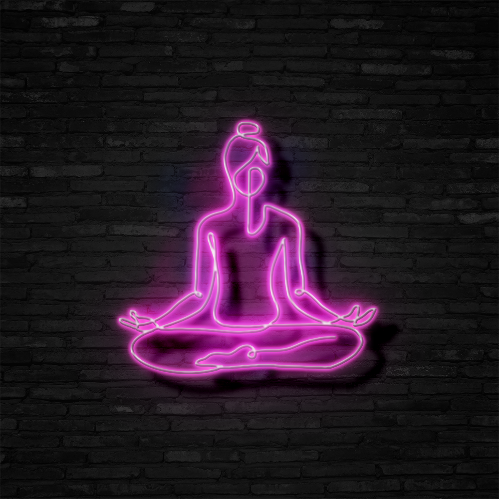 Meditation - Neon Sign