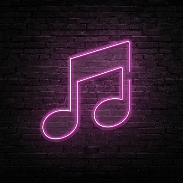 Music Note - Neon Sign - Neon Mama