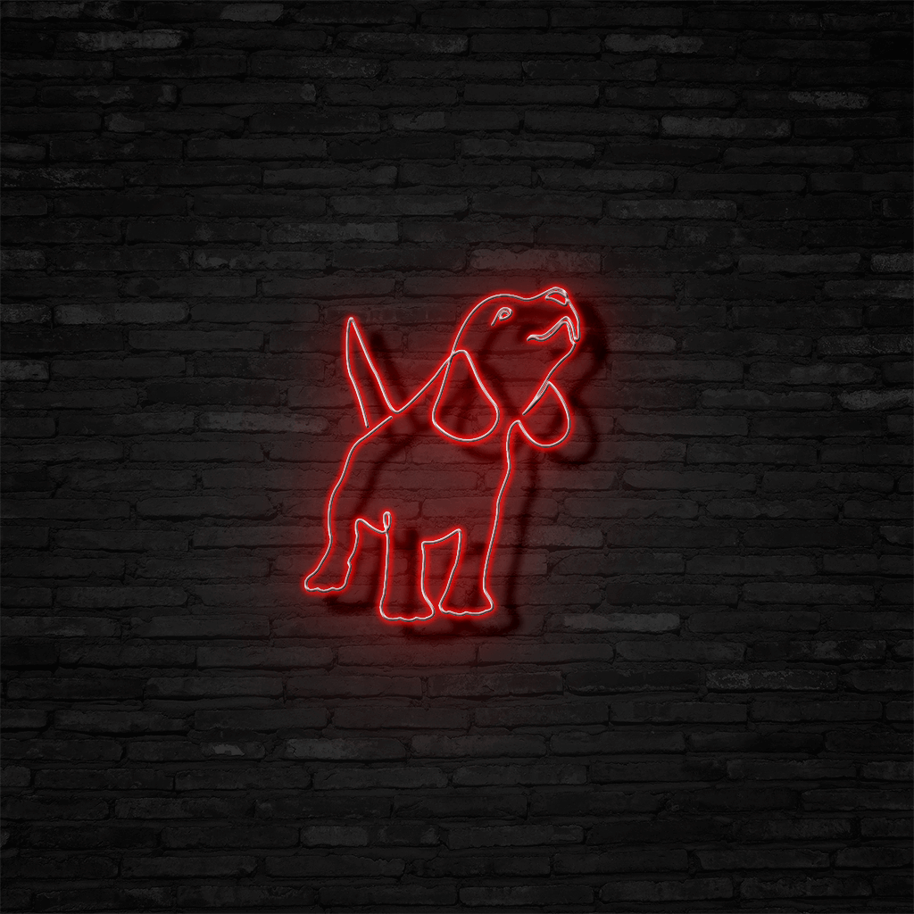 Beagle - Neon Sign