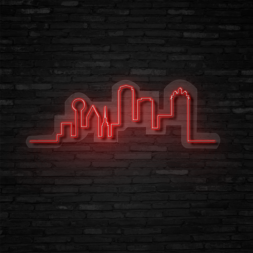 Dallas City - Neon Sign
