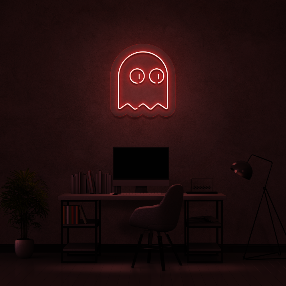 Ghost Man - Neon Sign