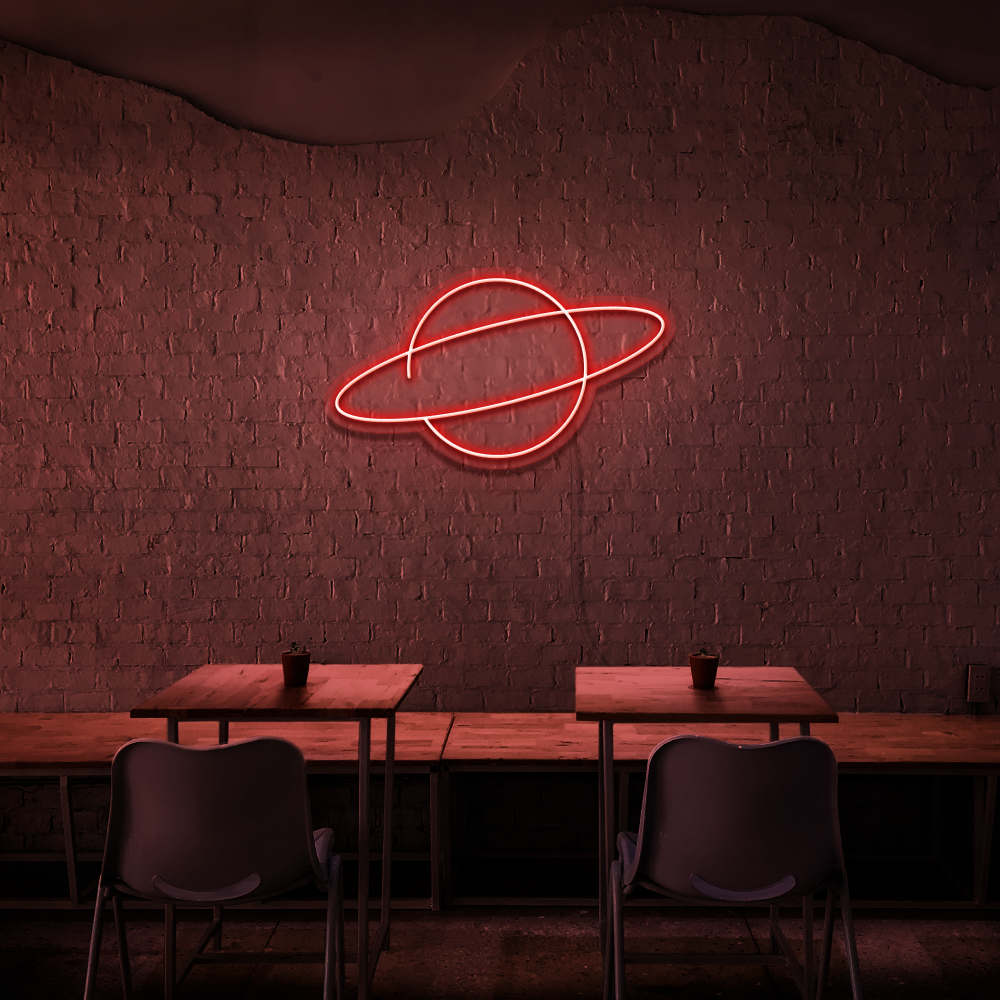 Planet - Neon Sign
