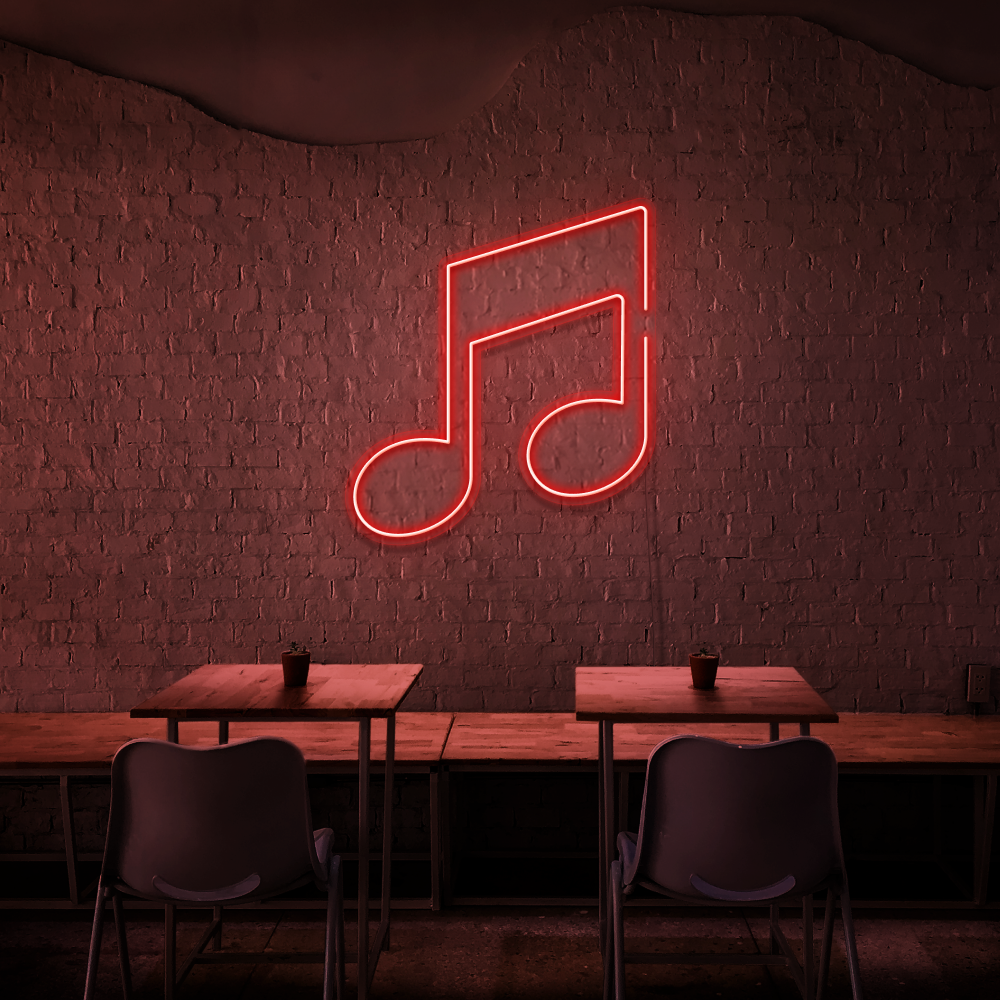 Music Note - Neon Sign