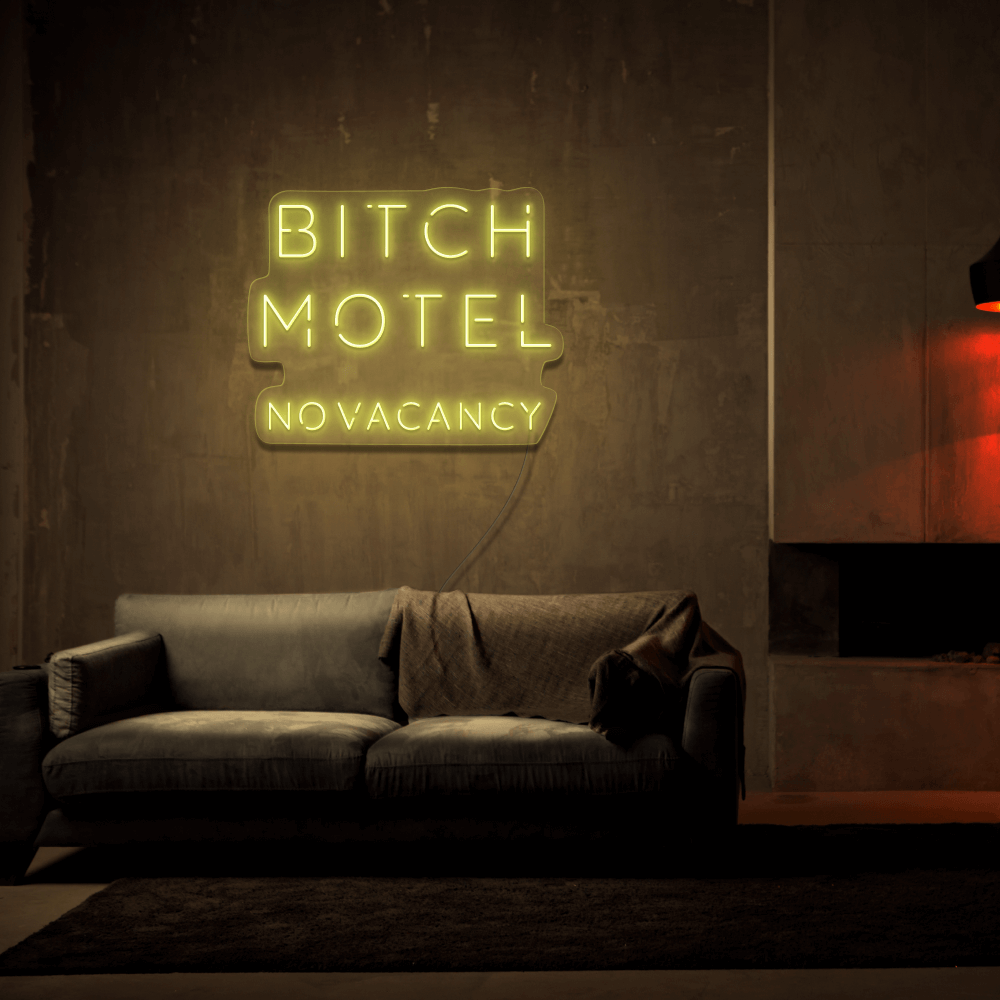 Bitch Motel - Neon Sign