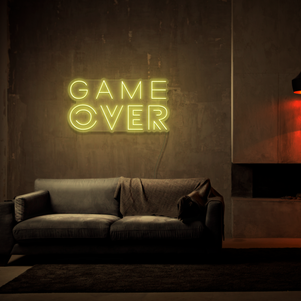 Game Over - Neon Sign
