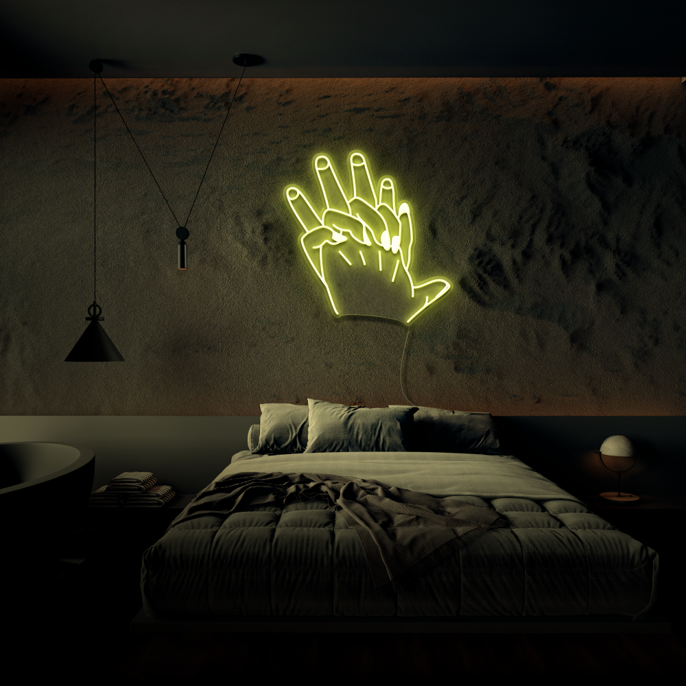 Hand In Hand - Neon Sign